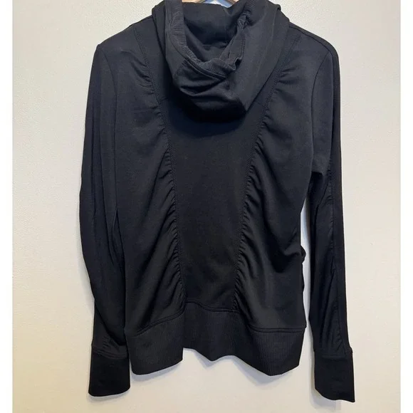 Athleta Zippy Jacket Women's Black Athleisure L - Picture 3 of 10